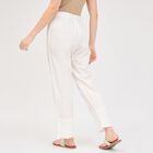 Ladies' 100% Cotton Palazzos, ऑफ व्हाइट, small image number null