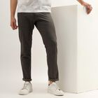 Men's Cross Pocket Slim Fit Casual Trousers , Olive, small image number null