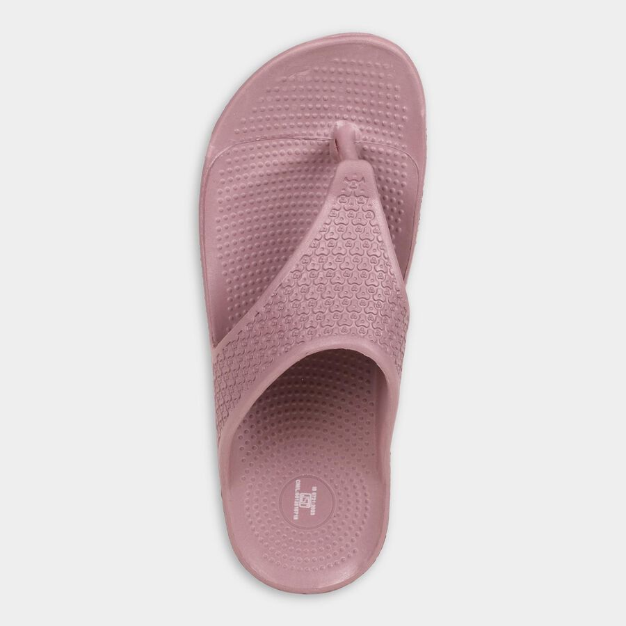 Ladies' V Strap Slipper, Purple, large image number null