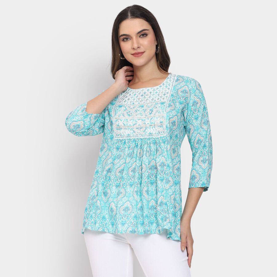 Ladies' Kurti , Light Blue, large image number null