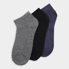 Men's Socks (Pack of 3), Navy Blue, small