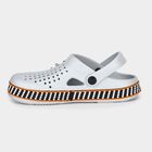 Boys' Grey Slingback Clog Sandals, ग्रे, small