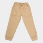 Boys' 100% Cotton Trousers , खाकी, small image number null