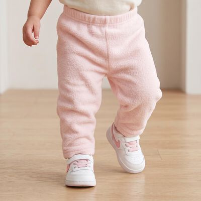 Infants Pink Straight Fit Solid Pyjama