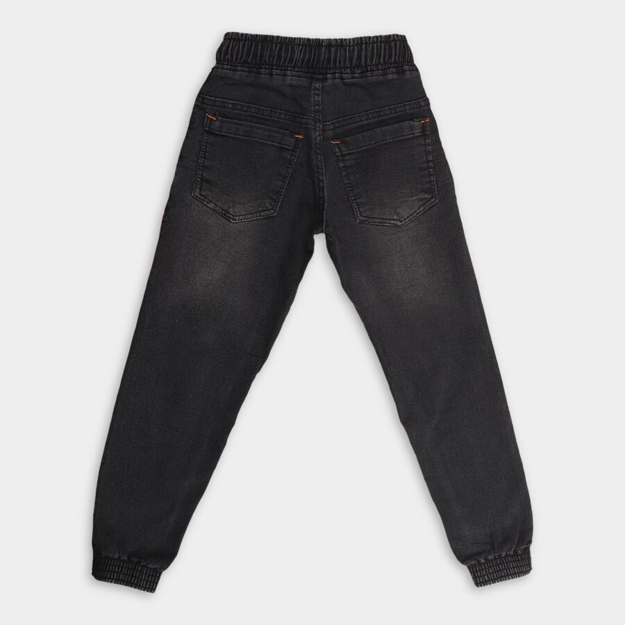 Boys Basic Wash Jeans, Black, large image number null