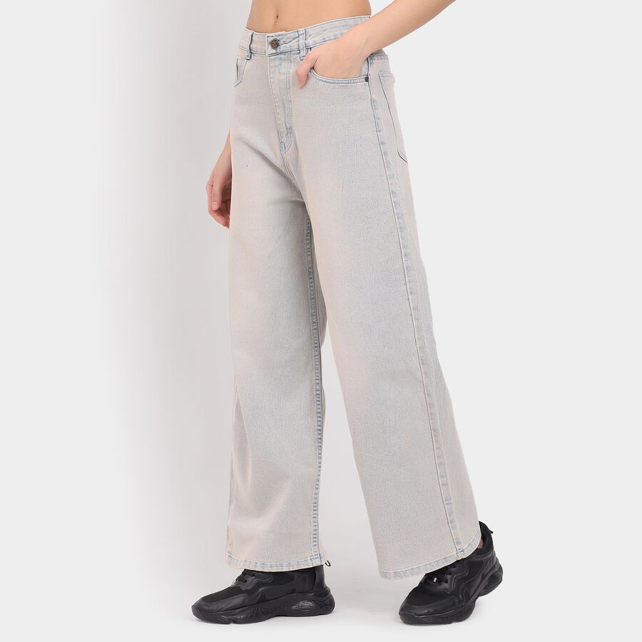 Ladies' Jeans , मध्यम नीला, large image number null
