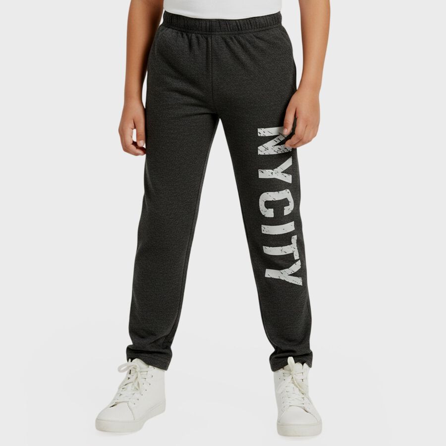 Boys' Pyjama, Charcoal, large