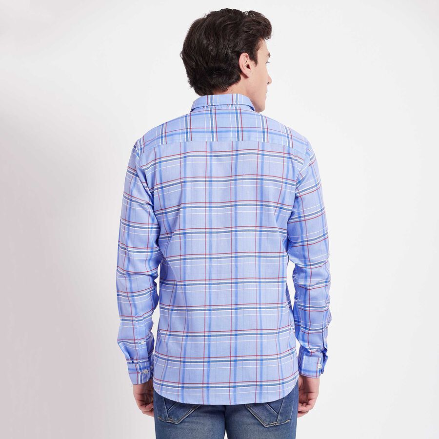 Checks Casual Shirt, Light Blue, large image number null