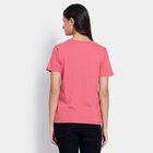 Ladies' Round Neck T-Shirt, मूँगा (कोरल), small image number null