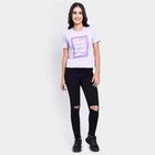 Ladies' Round Neck T-Shirt , Lilac, small image number null