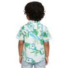 Boys Light Green and Blue Cotton Half Sleeve Classic Casual Shirt, हल्का हरा, small image number null