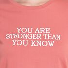 Ladies' Round Neck T-Shirt , गुलाबी, small image number null