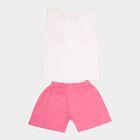 Infants Cotton Shorts Set, Light Pink, small image number null
