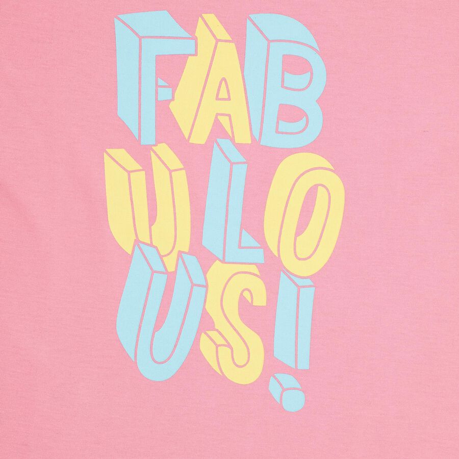 Girls' T-Shirt , गुलाबी, large image number null