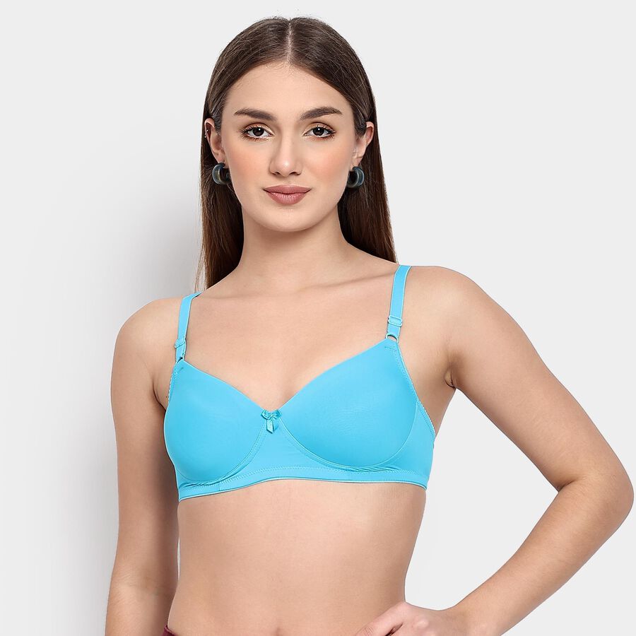 Ladies' Bra , मध्यम नीला, large image number null