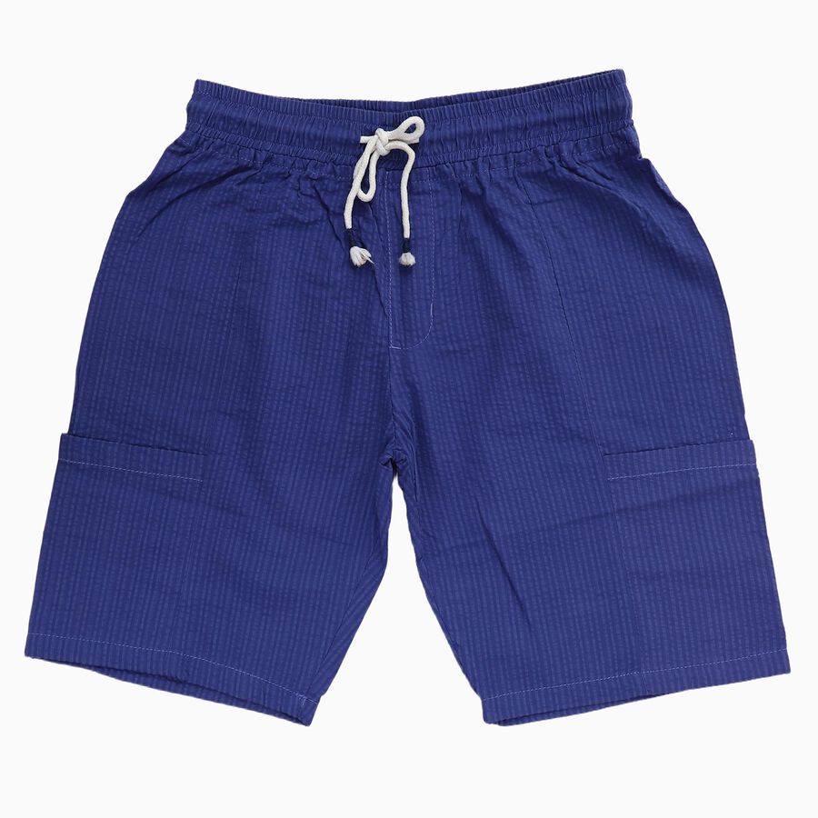 Boys' Bermuda, Mid Blue, large image number null