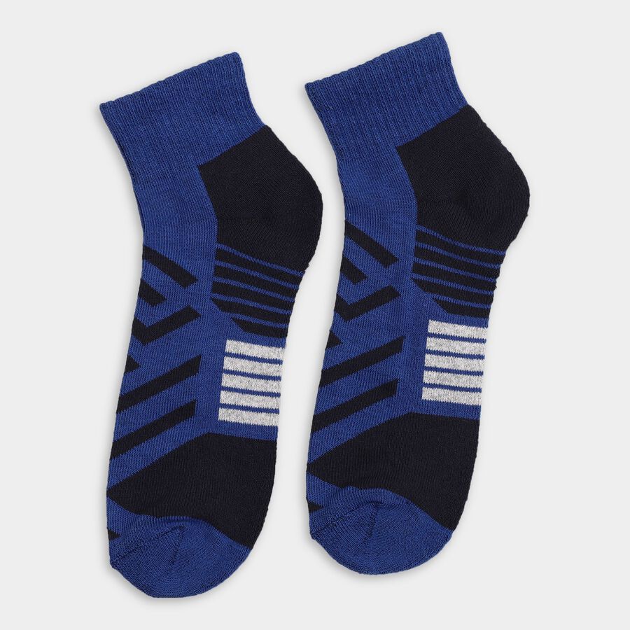 Men's Socks (Pack of 2), Black, large image number null