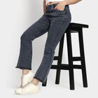 Ladies' Jeans, गहरा नीला, small image number null