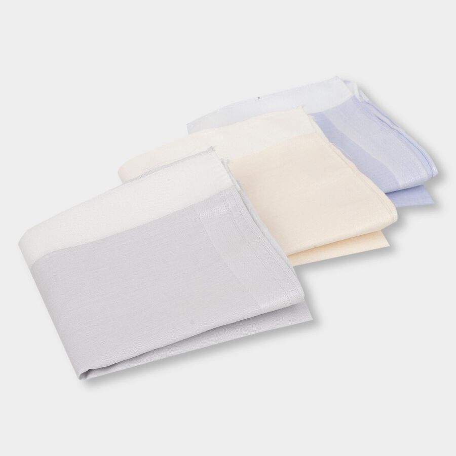 Men's Basic Hanky , Light Blue, large image number null