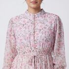 Women's Pink Classic Midi Dress, Pink, small