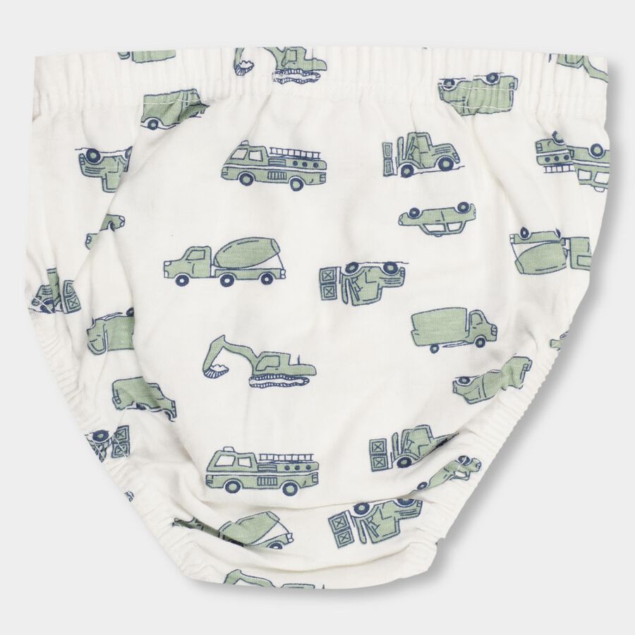 Boys' 100% Cotton Briefs , हल्का हरा, large