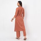 Women's Light Pink Cotton Printed Ethnic Set, हल्का गुलाबी, small