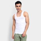Men's 100% Cotton Vest , White, small image number null