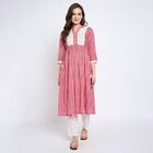 Ladies' Kurta Pyjama Set, Fuchsia, small image number null