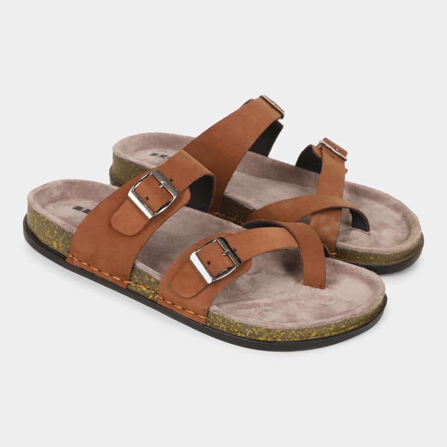 Men's Sandal, Tan, large image number null