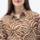 Women's Rich Chocolate Brown Classic Shirt, Brown, small