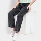 Ladies' 100% Cotton Jeans , Black, small image number null