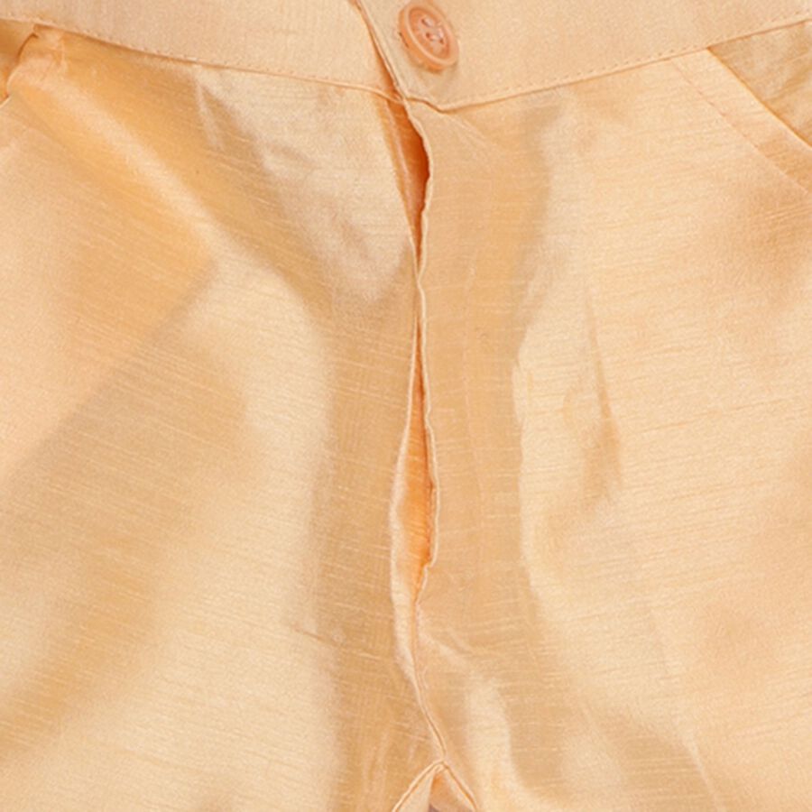 Boys' Kurta Pyjama, Peach, large image number null