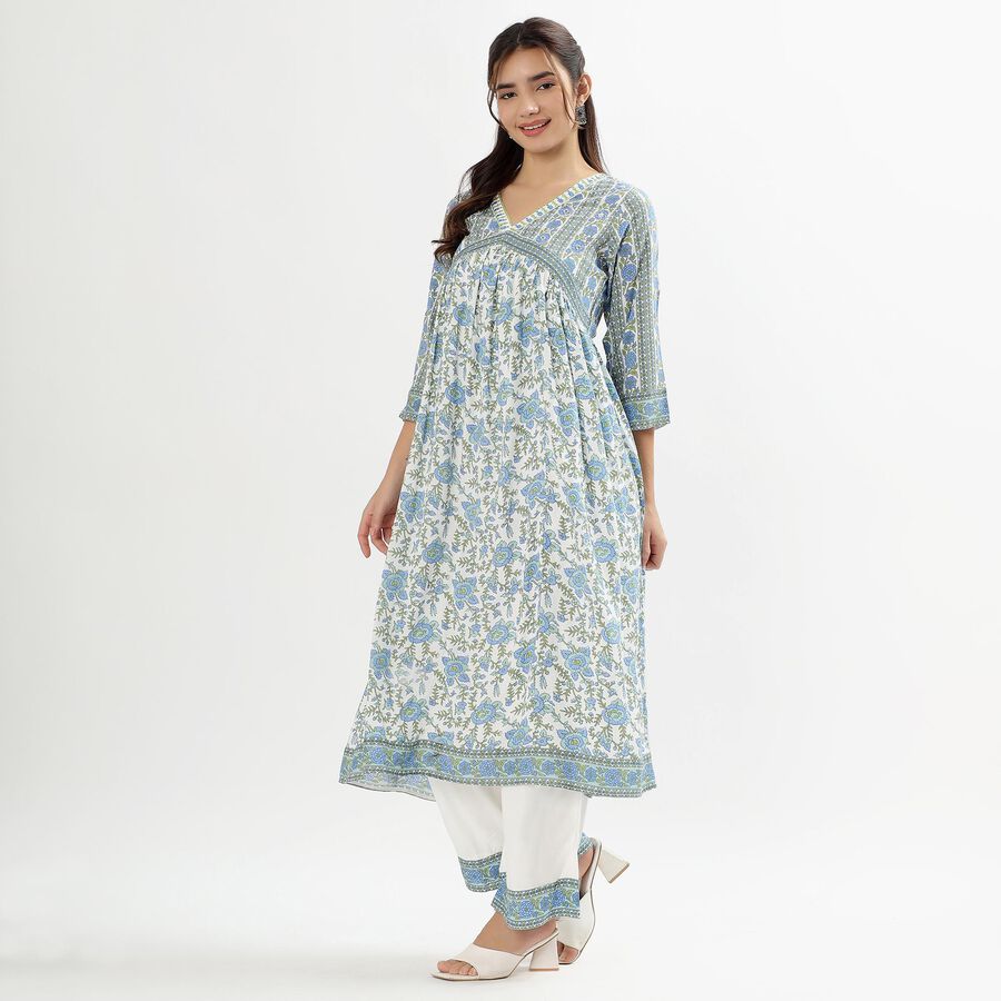 Ladies' Kurta, Light Blue, large image number null