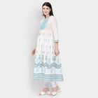Ladies' 100% Cotton Kurta , Light Blue, small image number null