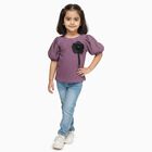 Girls' T-Shirt, बैंगनी, small image number null