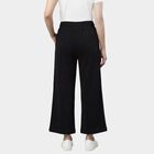 Women's Black Regular Fit Side-Striped Track Pants, Black, small