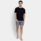 Men's 100% Cotton Boxers, नेवी ब्लू, small