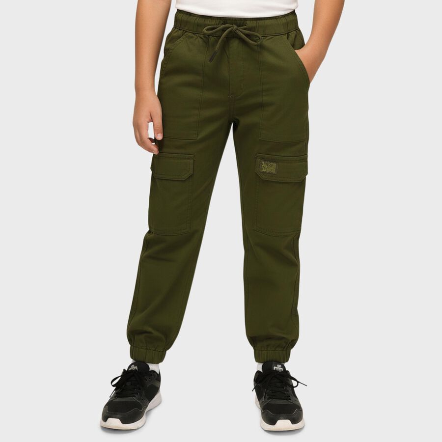 Boys' Trouser, Olive, large