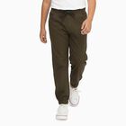 Boys Olive Green Regular Fit Jogger Trousers, हल्का हरा, small image number null