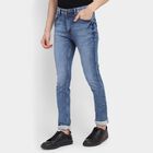 Men's Skinny Jeans , Mid Blue, small image number null