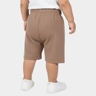 Infants Beige Cotton Half Pant, Beige, small