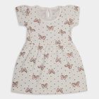 Infants' 100% Cotton Frock , सफ़ेद, small
