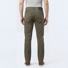 Men's Olive Slim Fit Washed Jeans, Olive, small