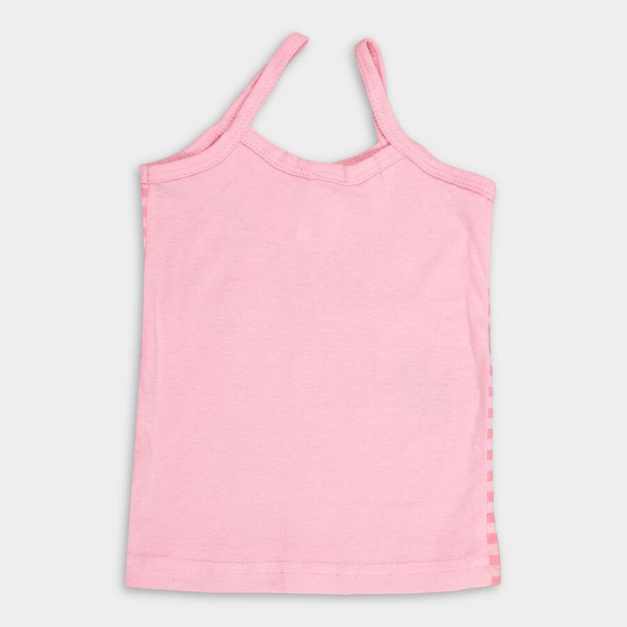 Infants' Cotton Vest, Pink, large image number null