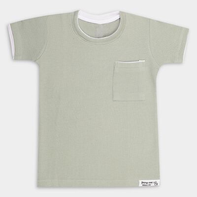 Boys' 100% Cotton Half Sleeves T-Shirt