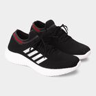 Men's Lace Up Sports Shoes, Black, small image number null