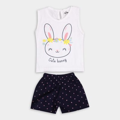 Infant Girl's Cotton Short Set