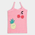 Infants' Cotton Vest, Pink, small image number null
