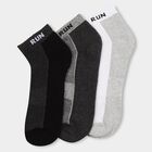Men's Socks (Pack of 3), Melange Light Grey, small