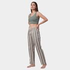 Women's Brown Relaxed Fit Star Printed Pyjama, Brown, small